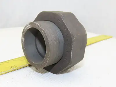 A105N 1-11/16" ID Socket Weld Pipe Fitting UNION