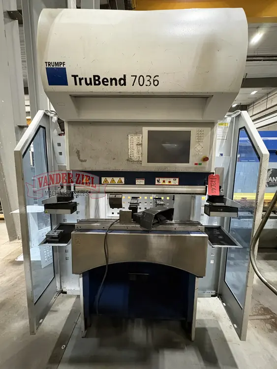 Used TRUMPF 7036 Press Brakes Michigan US | Vander Ziel Machinery Sales #482491