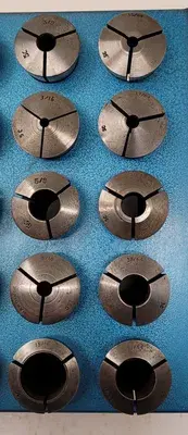 5C COLLET SET (30 PIECES) - VARIOUS SIZES & BRANDS (HARDINGE, ROYAL, EMCO)