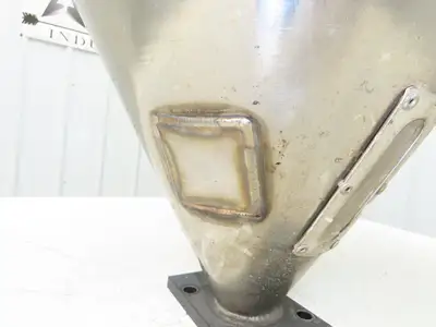 Stainless Vacuum Receiver Loader 30" Cone Hopper 26 Gal Injection Molding
