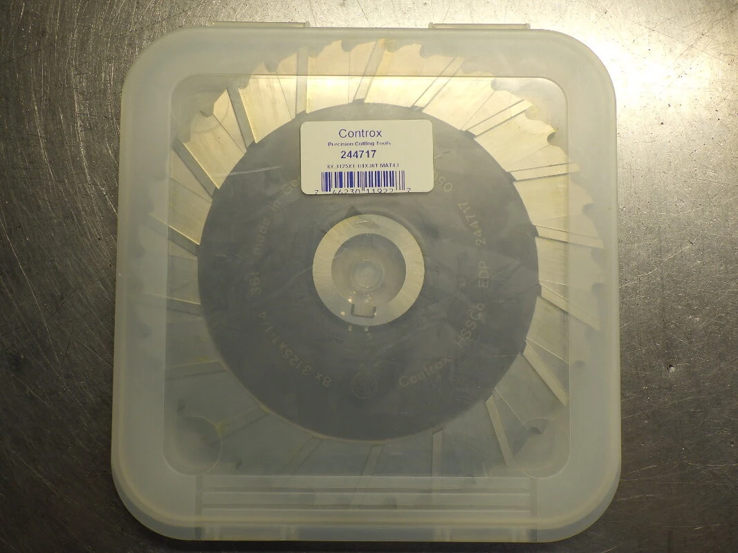 Controx 8" x 5/16" HSSCo Slot Saw 1.25" Arbor 36 Teeth 244717 (LOC3261)