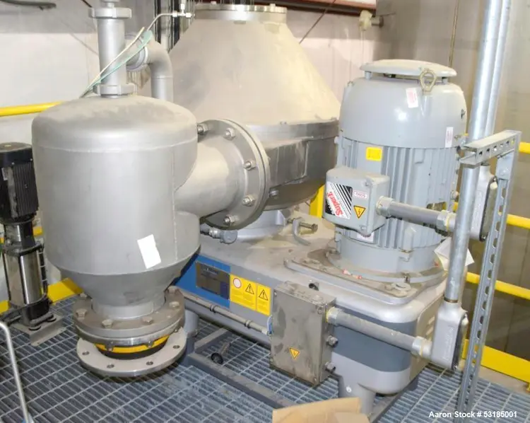 Used FLOTTWEG AC 2000-43 Disc Automatic Centrifuges Illinois US | Aaron Equipment #84630