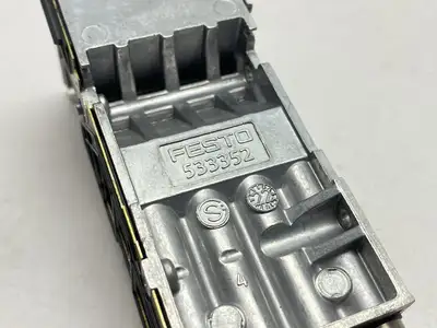 USED FESTO ELECTRONICS MODULE 533361 & VMPA1-FB-AP-4-1 SUB-BASE 533352