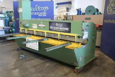 Used DI-ACRO 10FTX1/8IN Power Squaring Shears (Gauge) California US | Sterling Machinery Exchange #1467182
