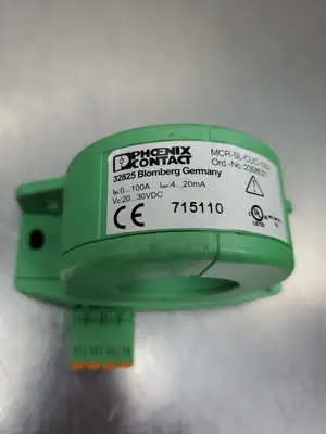 Phoenix Contact MCR-SL-CUC-100-I Current Transducer w/Terminal Port, 100A. 3D-72
