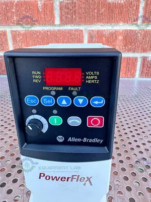 USED ALLEN BRADLEY POWERFLEX 4 22A-D1P4N104  SERIES A AC DRIVE 0.5 HP