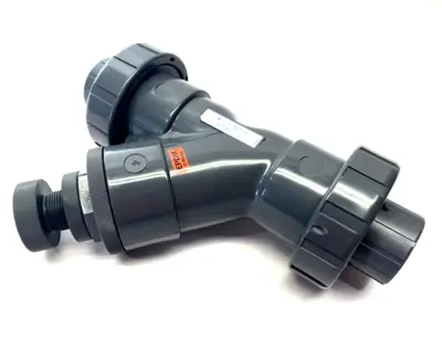 LB403 | True Union Y-Check Valve 2" Pipe Size SCH80 PVC - New Other