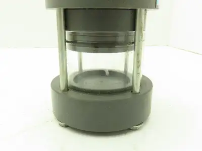 Plast-o-matic EA100V 1" Shutoff Valve Double Action Pneumatic Powered