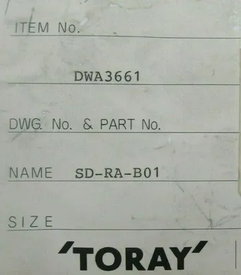NEW TORAY ENGINEERING DWA3661 CIRCUIT BOARD SD-RA-B01