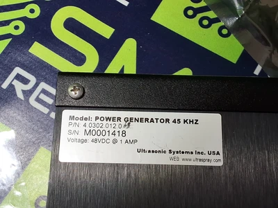 ULTRASONIC SYSTEMS 4.0302.012.0 USI POWER GENERATOR