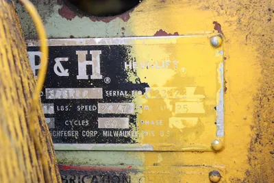 P&H 6 Ton Hoist