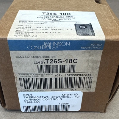 NEW Johnson Controls T26S-18C