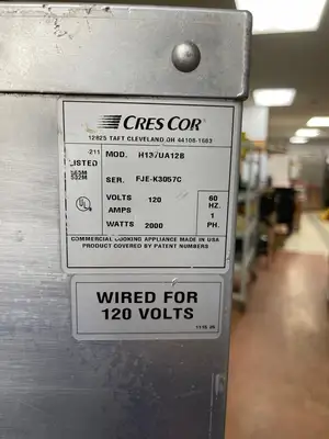 Used Cres-Cor Used Cres Cor Full Height Insulated 32 Pan Heated Holding Cabinet food Warmer 120V Hot Food Warming, Holding, & Transport Cabinets Illinois US | Falcon Restaurant Supply #1376369