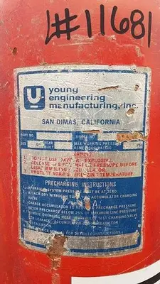 USED 2007 GARDNER DENVER THE 5.5" X 5" TRIPLEX MUD PUMP