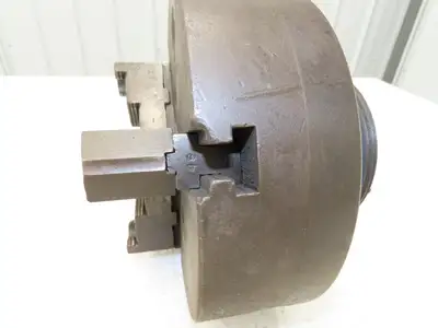 Cushman 1010208L0B 3-Jaw Independent Manual Lathe Chuck 8" OD L0 Taper Mount