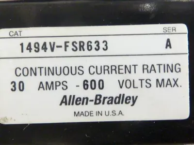 USED ALLEN BRADLEY 1494V-DS30 SER A