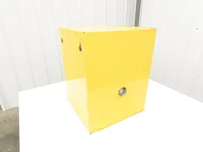 Justrite 890400 Sure-Grip EX 4 Gallon Capacity Yellow Flammable Cabinet