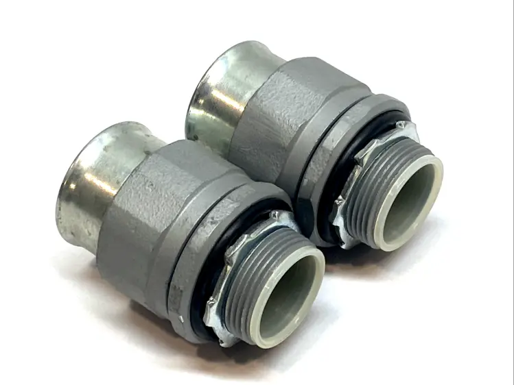 Used APPLETON ELECTRIC LIQUIDTIGHT CONNECTOR 1-1/4" TYPE A LFNC INSULATED LOT OF 2 Connector Accessories | Maverick Industrial Sales #1101123