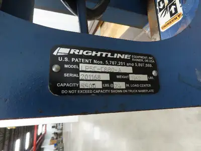 Used RIGHTLINE _UNKNOWN_ Forklift Attachments Indiana US | Arrow Industrial #1408587