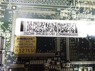 ABB / Motorola DSQC 500 S4C+ Main Computer Card 3HAC3616-1/07 01-W3713F 01C Used