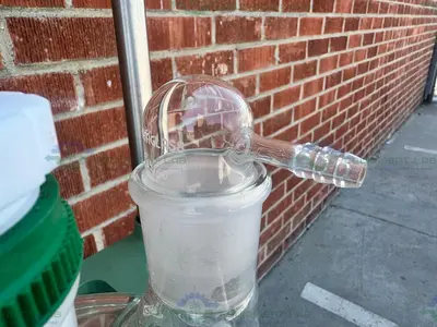 Used CHEMGLASS 20 LITER JACKETED GLASS REACTOR W/ J-KEM OVERHEAD STIRRER Reactors California US | Equipment Lab #1388409