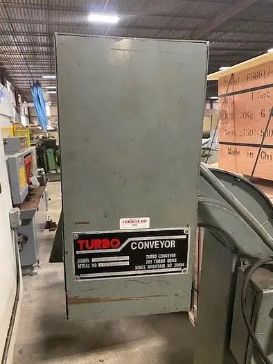 Turbo Conveyor Chip removal conveyor