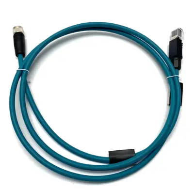 New | in-Stock Balluff Double-Ended Cordset RJ45 to M12 PLC Ethernet Equipment Michigan US | Maverick Industrial Sales #1483239