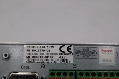 DKC01.3-040-7-FW REXROTH SERVO DRIVE DKC01.30407FW STOCK 5240-A