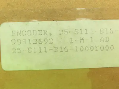 DRC Dynamics Research 25-S111-B16-1000T000 Rotary Encoder 3/8" Shaft 10-Pin
