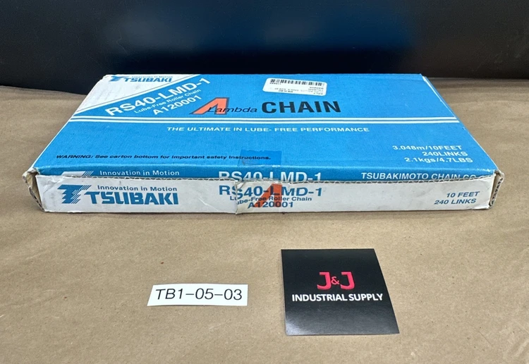 New | in-Stock Tsubaki RS40-LMD-1 Roller Conveyors Indiana US | J&J Industrial Supply #1306341
