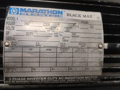 Marathon Electric 6A-215THTL7776BA-R143-I Motors | ESS Industrial Equipment Sales (5)