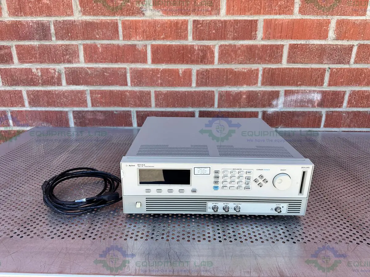 Used AGILENT / HP HEWLETT PACKARD 8114A HIGH POWER PULSE GENERATOR 100V / 2A Pulse Generators California US | Equipment Lab #1302713