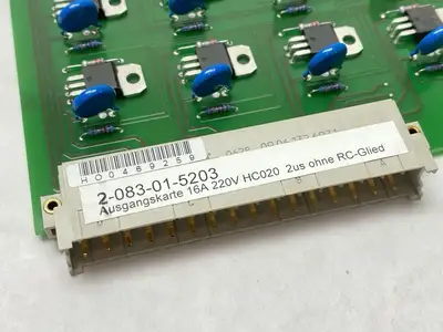 USED HOMATIC PLC OUTPUT CARD 16A 110-220V