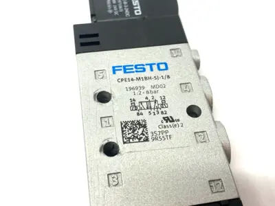 USED FESTO SOLENOID VALVE 5/2-WAY 196939
