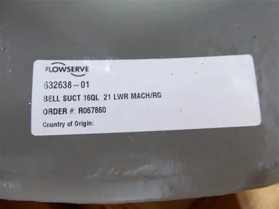 Flowserve 632638-01 Lower Suction Bell for Worthington 16QL21 Pump Surplus