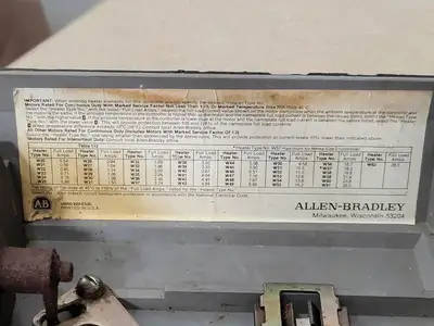 USED ALLEN-BRADLEY 609-BCW