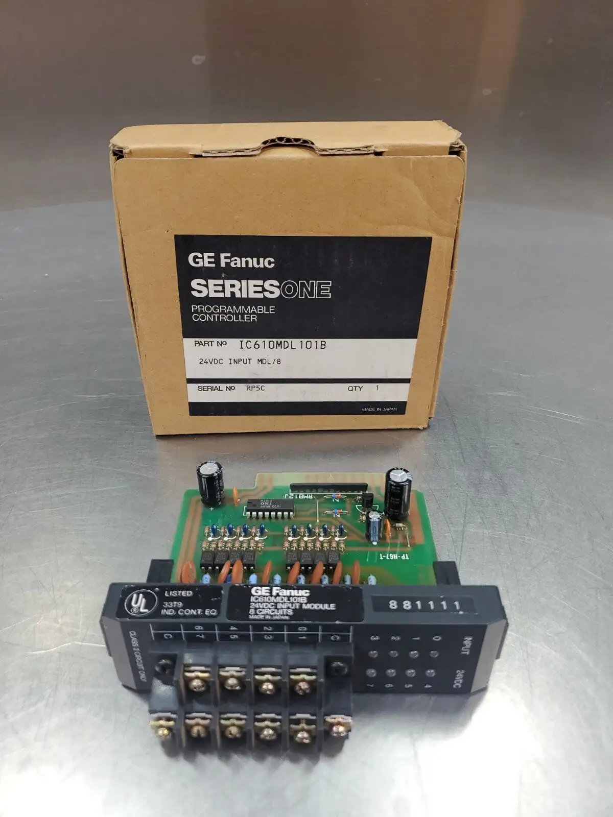 Used GE Fanuc 24VDC Input MDL/8 PLC Input & Output South Carolina US | Palmetto Automation #1519717
