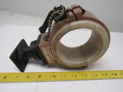 Robo-com 6513 Aluminum Hinged 3.5" Dia. Pipe Clamp W/Base