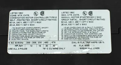 USED SIEMENS 3RV1031-4FA10