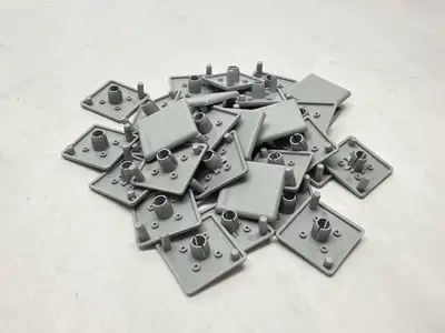 New | in-Stock Bosch Rexroth Cap Cover 40mm x 40mm Grey PACK OF 34 Misc Fasteners Michigan US | Maverick Industrial Sales #1507354