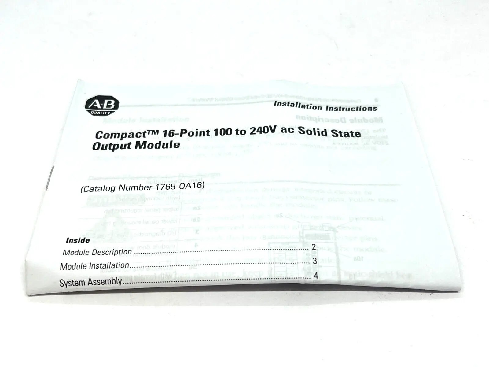 New | in-Stock Allen-Bradley 1769-OA16 PLC Input & Output Michigan US | Maverick Industrial Sales #1460879