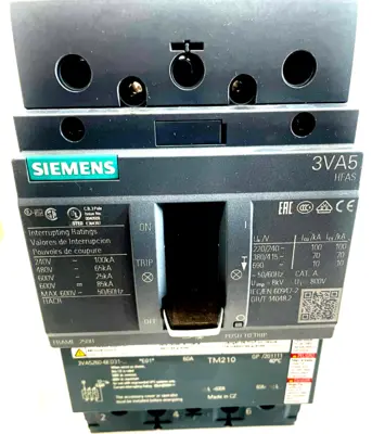 NEW SIEMENS 3VA6110-6HN31-0AA0 CIRCUIT BREAKER 3VA61106HN310AA0