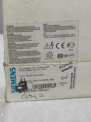 New | in-Stock SIEMANS 3SB3500-0BA21 Miscellaneous Equipment (Electrical & Power) | Surplus Asset Holdings #1203373