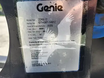 USED 2025 GENIE GTH844