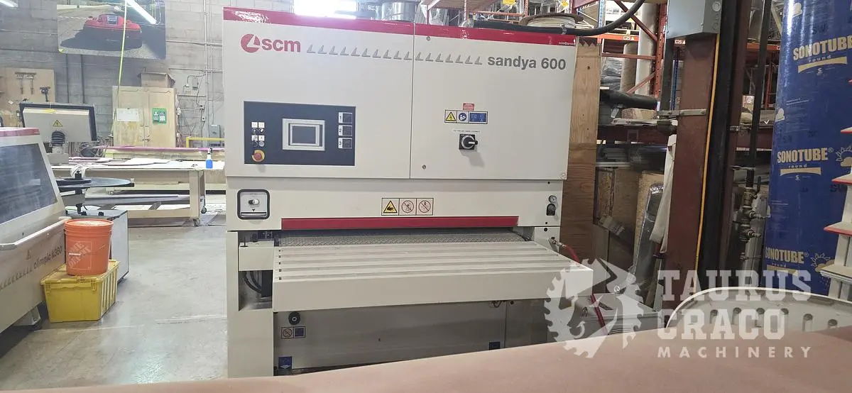 USED 2017 SCM SANDYA S600 – 135 RRCS WIDE BELT SANDER (3‑HEAD)