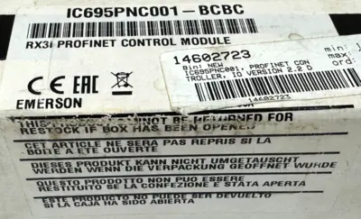 NEW SEALED GE FANUC / EMERSON IC695PNC001-BCBC RX3i PROFINET CONTROLLER