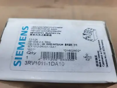 New | in-Stock SIEMENS 3RV1011-1DA10 Switchgears British Columbia CA | Lenmark #1438382