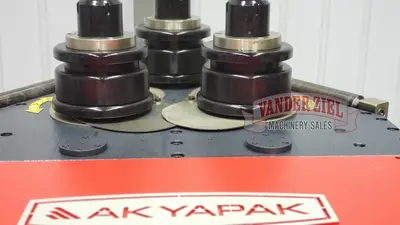 New | in-Stock 2021 AKYAPAK APK 61 Angle Bending Rolls Michigan US | Vander Ziel Machinery Sales #480201
