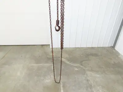 CM Cyclone 1 Ton 2000Lb Manual Chain Fall Hand Hoist 8' 6" Lift