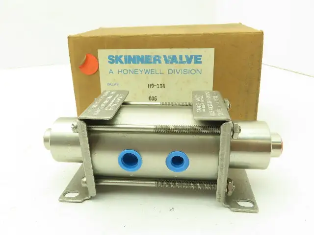 Honeywell Skinner H9-104 Stainless Pneumatic Pilot Valve 5/2 Pos 200 PSI 1/4"NPT